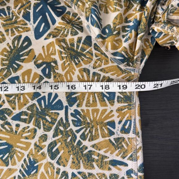 Howler Brothers Hoodie Mens Small Loggerhead Tropical Leaf Print Pullover UPF - Picture 10 of 12